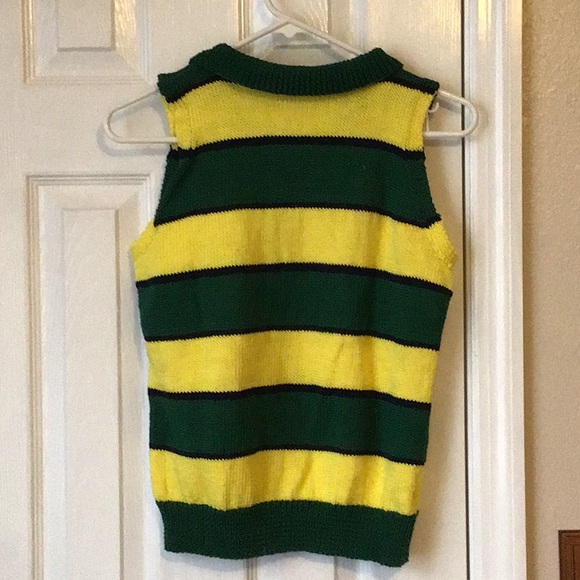 Beautiful Hand Knit Sleeveless Top size 34 New - Picture 4 of 4